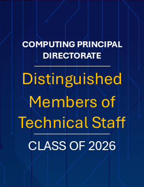 Computing Principal Directorate Distinguished Members of Technical Staff Class of 2026