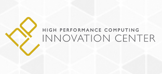 HPCIC logo overlaid on abstract diamond pattern