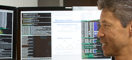 Brian tests new algorithms to support adaptive mesh refinement
