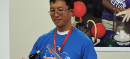 Gordon Lau performs fun with science