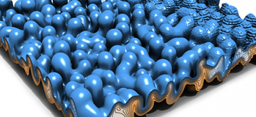 Rayleigh-Taylor instability simulation