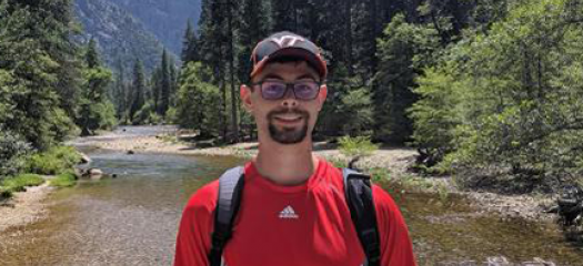 Steven in front of the Merced River in Yosemite