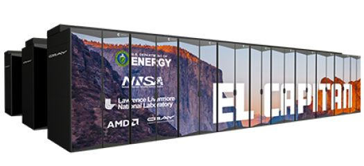 rendering of El Capitan supercomputer