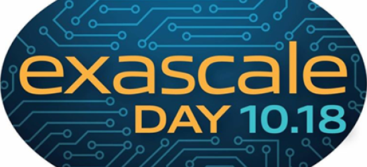 exascale day logo with the date 10/18