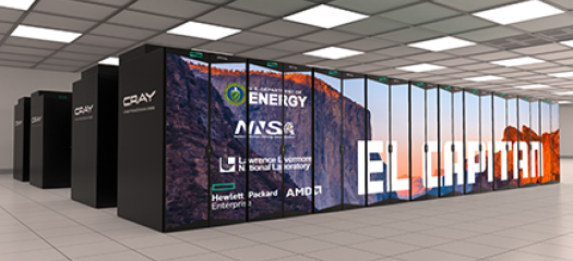 artist’s rendering of El Capitan in the machine room