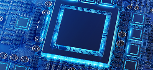 Adobe Stock image of a generic GPU viewed close up on a circuit board