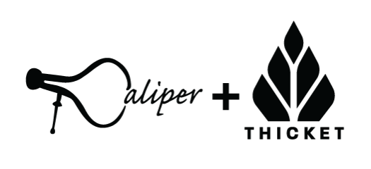 Caliper + Thicket logos