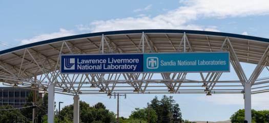 entrance to LLNL on East Ave