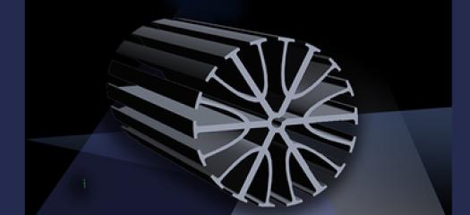 drawing of a reactor tube