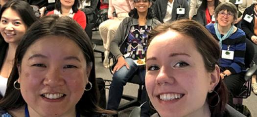 Group selfie at WiDS 2020