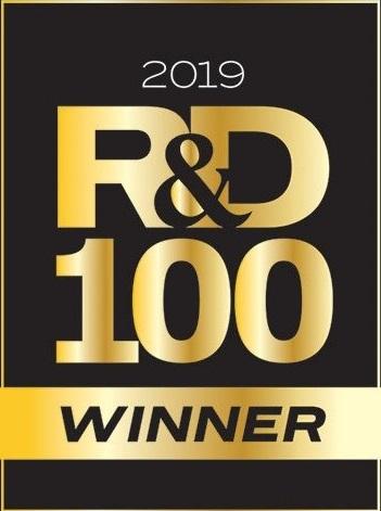 R&D 100 award winner logo 2019