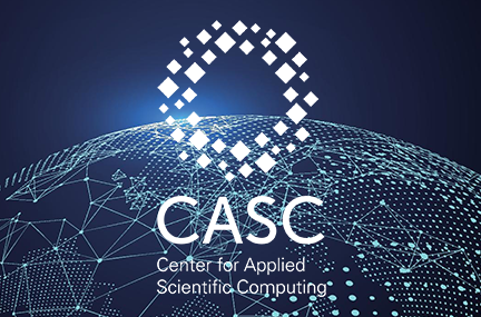CASC logo overlaid on abstract graphic of the earth and its horizon