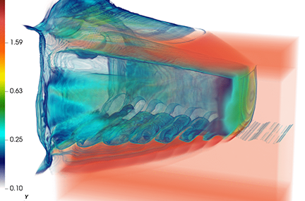 Radiation-driven Kelvin–Helmholtz instability experiment