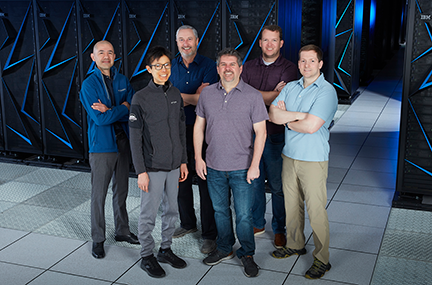 The Development Environment Group minus a few members in front of Sierra