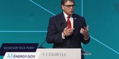 Rick Perry giving a talk