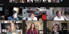 screen shot of multiple people in video chat