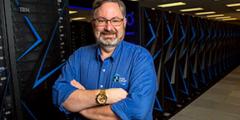 Tom Epperly with the Sierra supercomputer