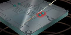 illustration of qubits