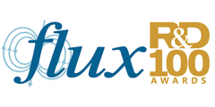 Flux and R&D100 logos side by side