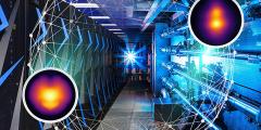collage of NIF components and the Sierra supercomputer