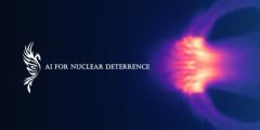 AI for Nuclear Deterrence logo with visualization pattern