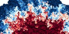 turbulent fluid simulation