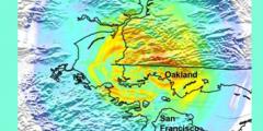 simulation of earthquake along the Hayward Fault 