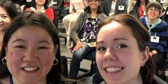 Group selfie at WiDS 2020