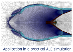application in a practical ALE simulation